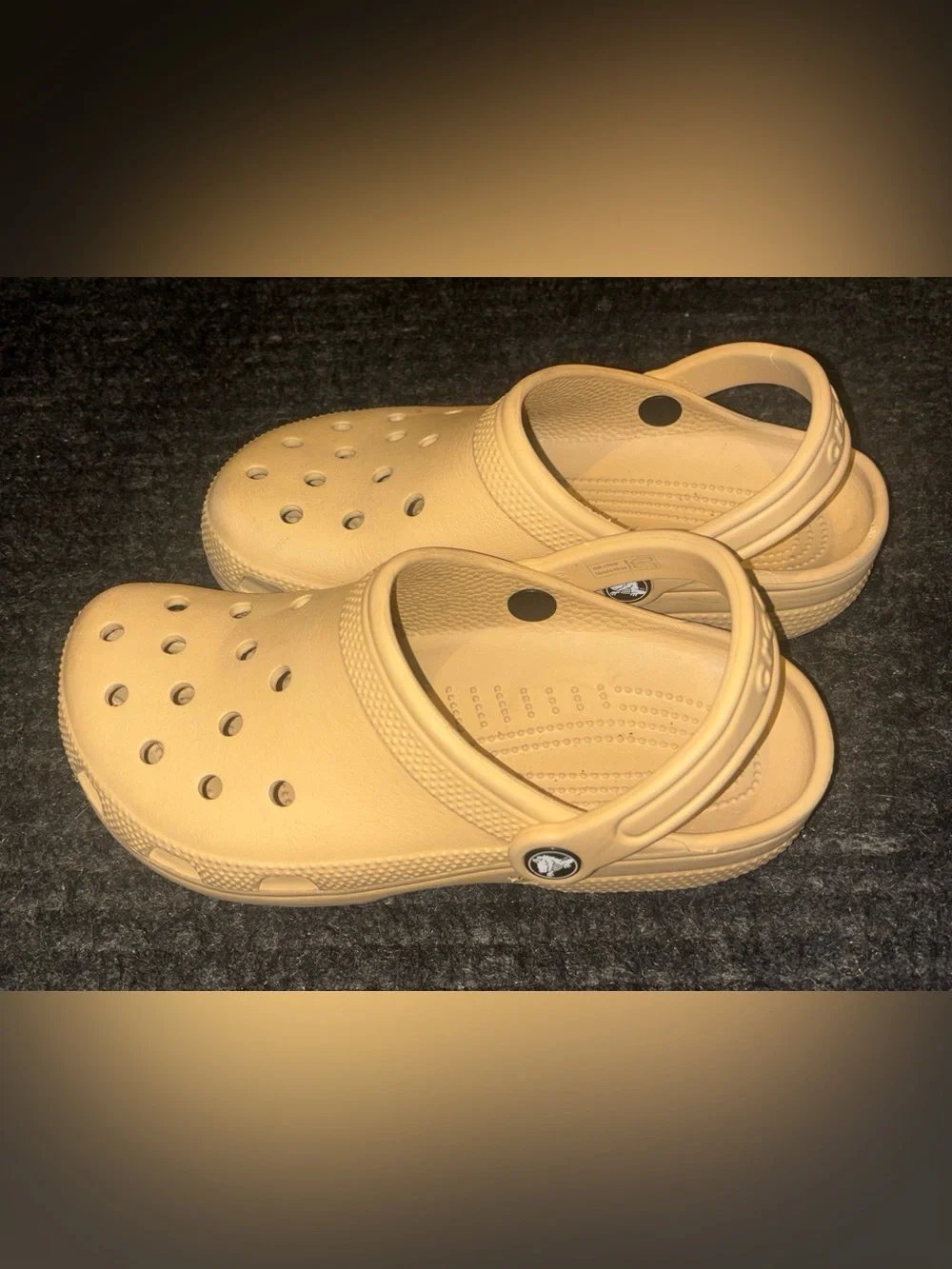 Kids Tan Comfort Clog - Breathable Slip-On Shoe